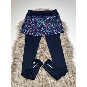 Athleta women’s elitric placid 2 in 1 legging with skirt